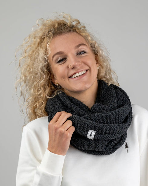 TreeScarf Tube Black Mel